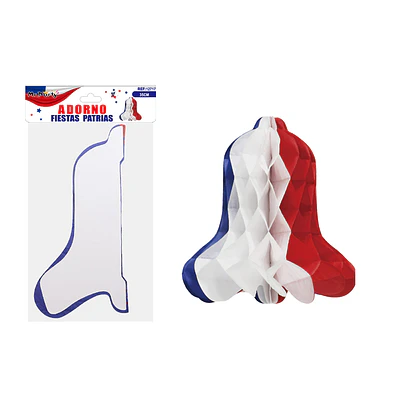 Adorno Fiestas Patrias campana colgante 35cm