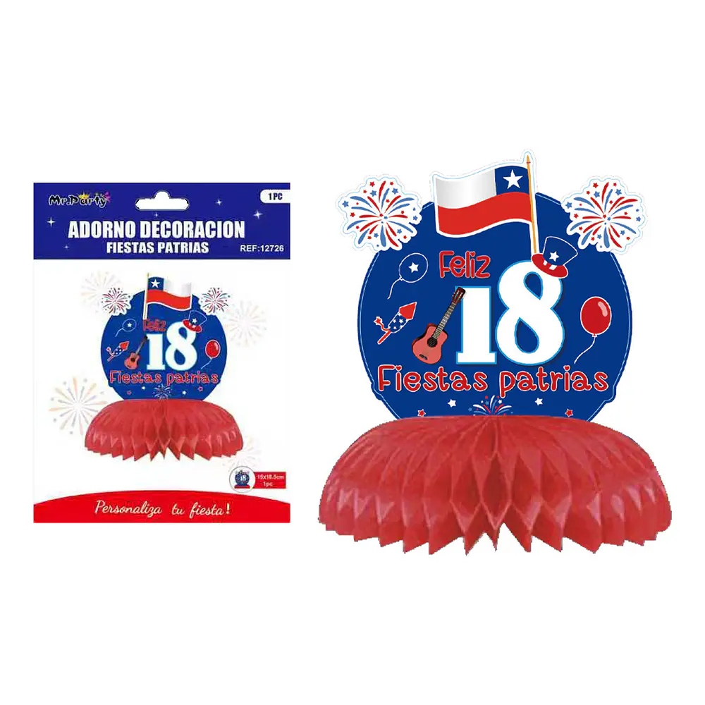 Adorno decorativa Fiestas Patrias 