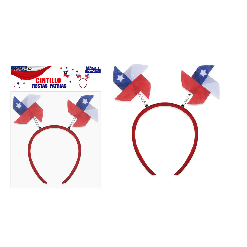 Cintillo con remolino de viento Fiestas Patrias