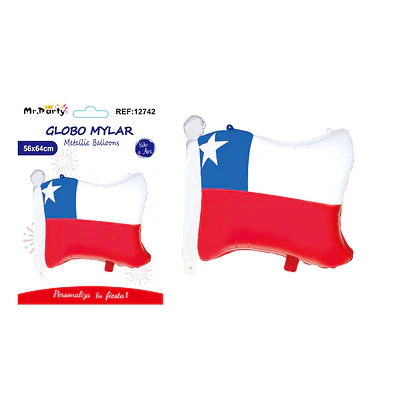 Globo metálico Fiestas Patrias 56*64cm