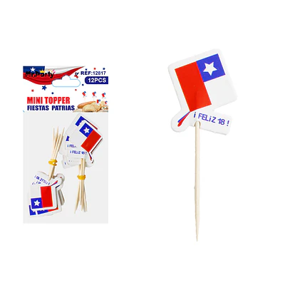 Palitos Fiestas Patrias 4*7cm 12pcs