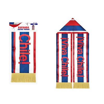 Bufanda Fiestas Patrias Diseño Aleatorio