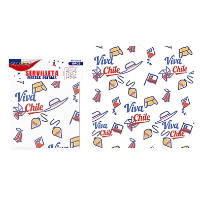 Servilletas Fiestas Patrias 33cm 10pcs