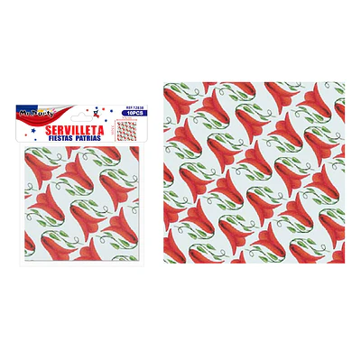 Servilletas Fiestas Patrias 33cm 10pcs
