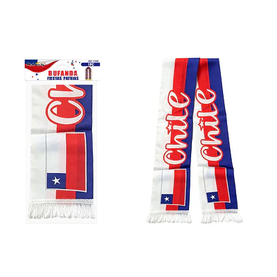 Bufanda Fiestas Patrias Diseño Aleatorio