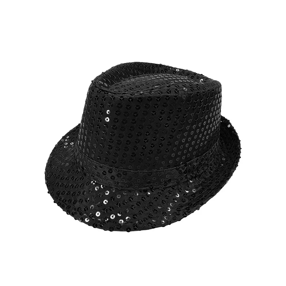 Sombrero lentejuelas negro