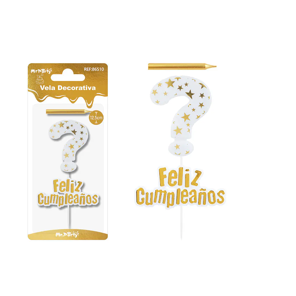 Vela de signo ? estrella dorado