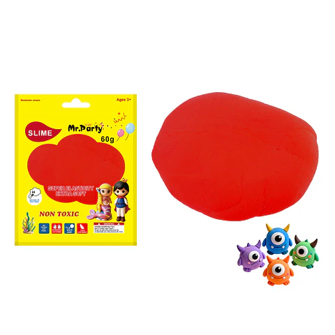 Plasticina rojo 60g