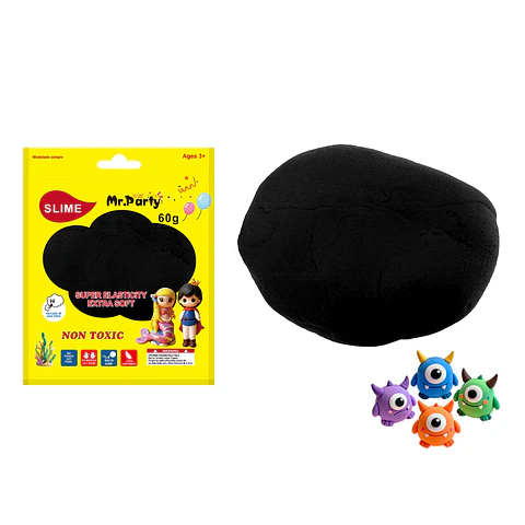 Plasticina negro 60g
