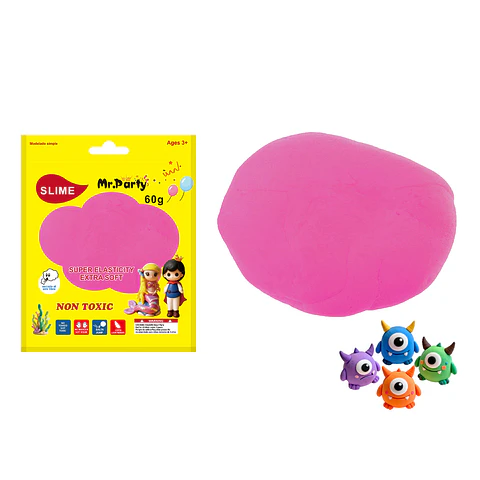 Plasticina rojo rosado 60g