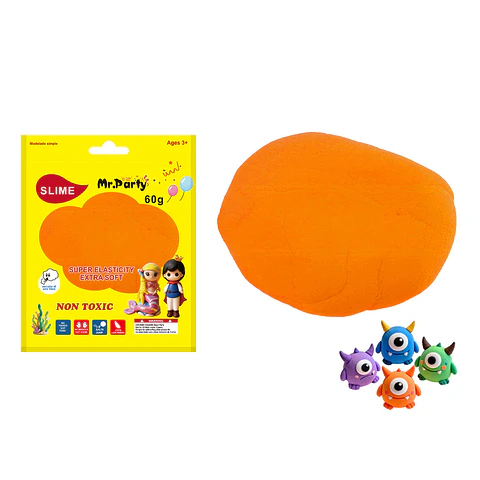 Plasticina naranja 60g