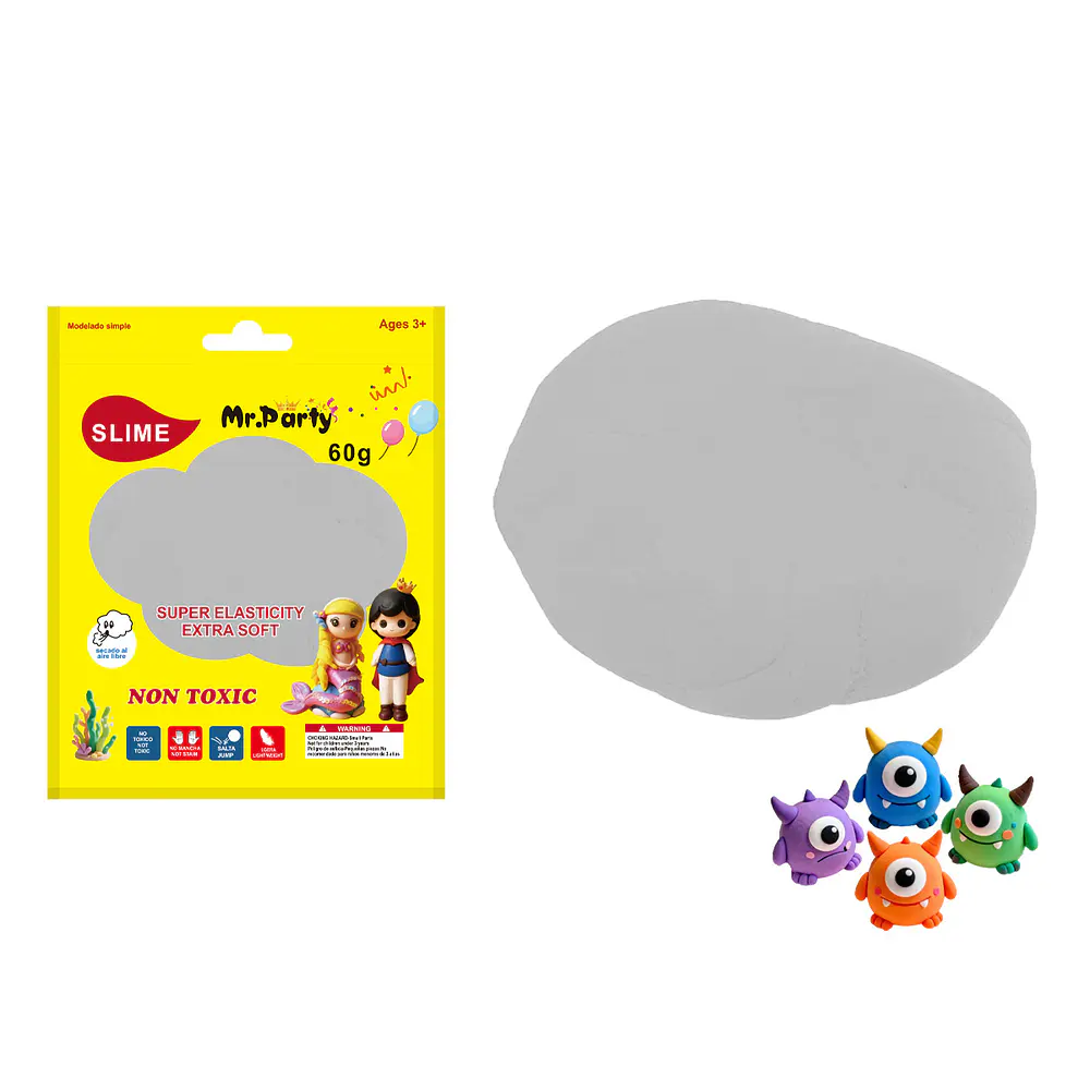 Plasticina gris claro 60g