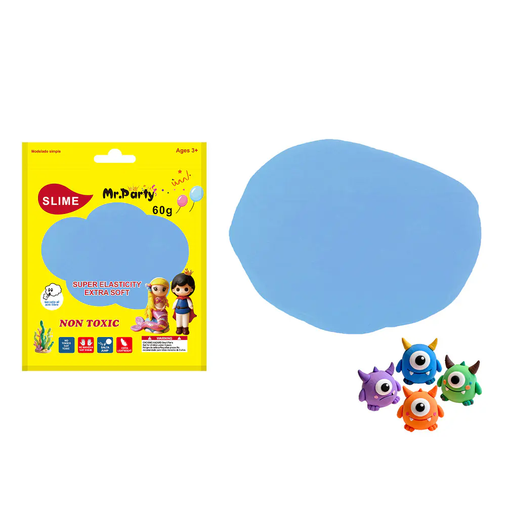 Plasticina celeste 60g