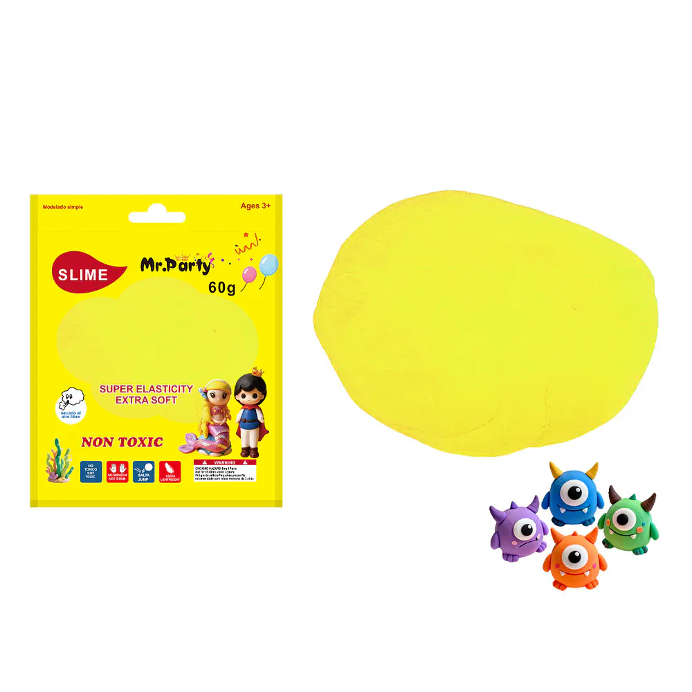 Plasticina amarillo limón 60g