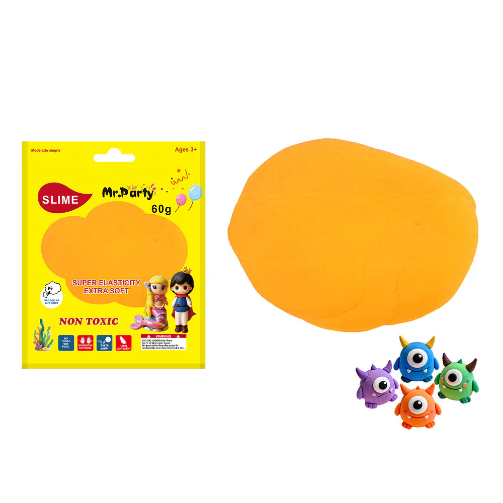 Plasticina naranja 60g
