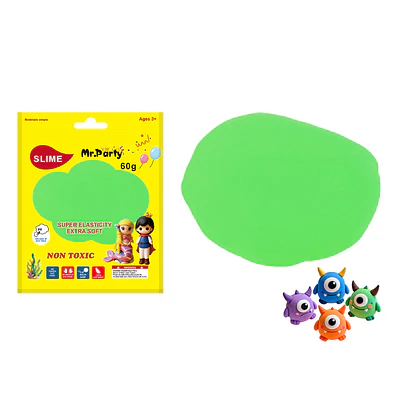 Plasticina verde brillante 60g
