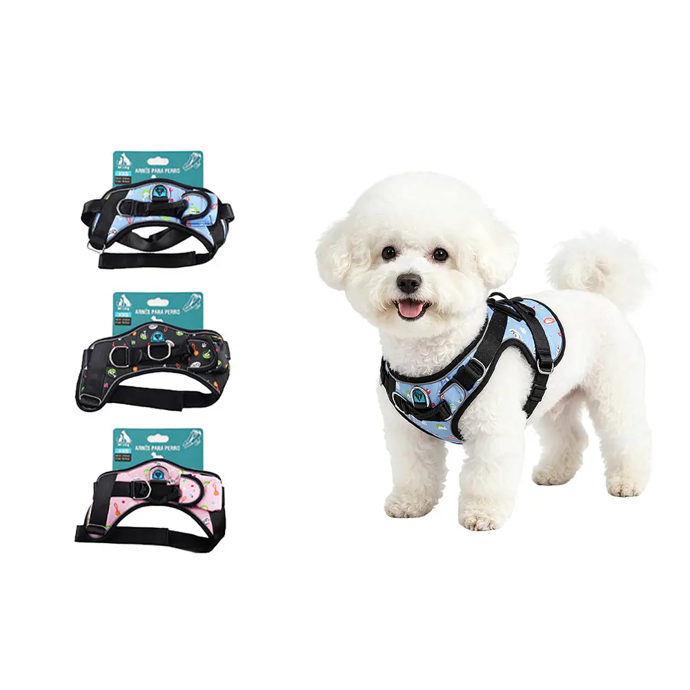 Arnés K9 equipado para mascotas talla L 20-35kg Color Aleatorio