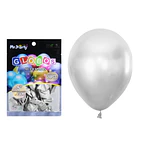 Globos de látex plateado cromados metalizados 15cm 20pcs