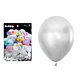Globos de látex plateado cromados metalizados 35cm 20pcs - Miniatura 1