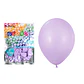 Globos de látex pastel violeta 25cm 50pcs - Miniatura 1