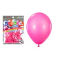 Globos de látex rojo rosa mate 15cm 20pcs - Miniatura 1