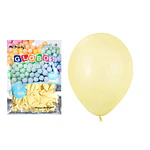 Globos de látex color pastel amarillo 15cm 20pcs