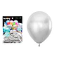 Globos de látex plateado cromados metalizados 28cm 20pcs - Miniatura 1
