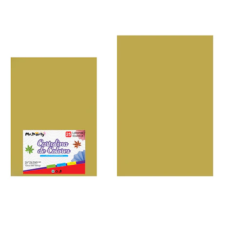 Cartulina amarillo claro 50*70cm 25pcs