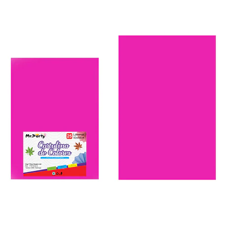 Cartulina fucsia 50*70cm 25pcs