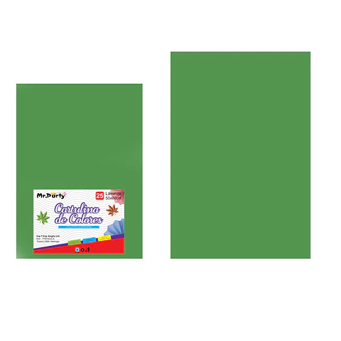 Cartulina verde oscuro 50*70cm 25pcs