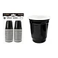 Vasos plásticos shot desechable negro 60ML 30pcs - Miniatura 1