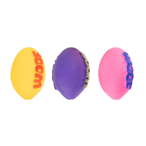 Balón de fútbol americano para perro color aleatorio 10*7.5cm