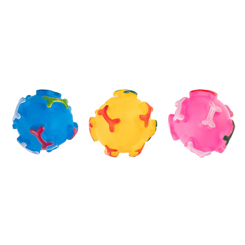 Pelota con diseño de hueso 10*10cm color aleatorio