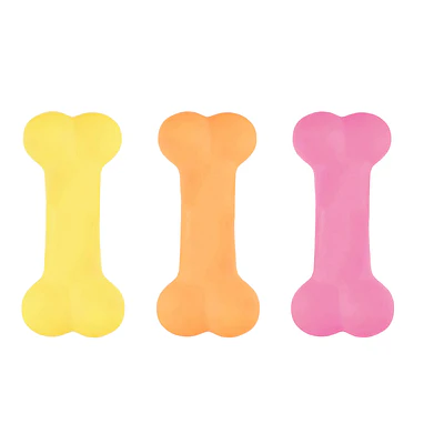 Juguete de hueso para perro 15.5*5.5cm color aleatorio