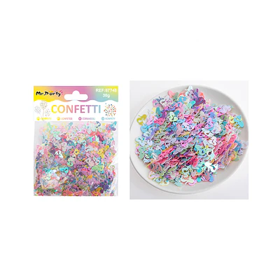 Confetti metálico de sirena colores surtidos 30g