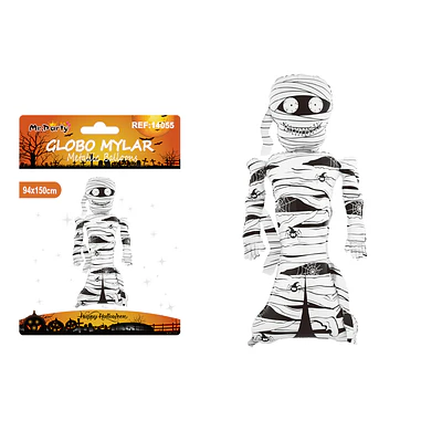 Globo mylar metálico momia grande Halloween 94*150cm