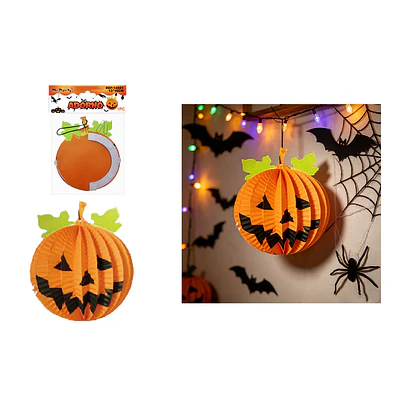 Adorno colgante Halloween calabaza 16cm