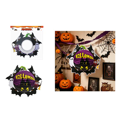 Adorno colgante Halloween morado 30cm