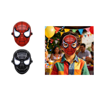 Máscara de Araña clásica para niño Color Aleatorio 18*21cm