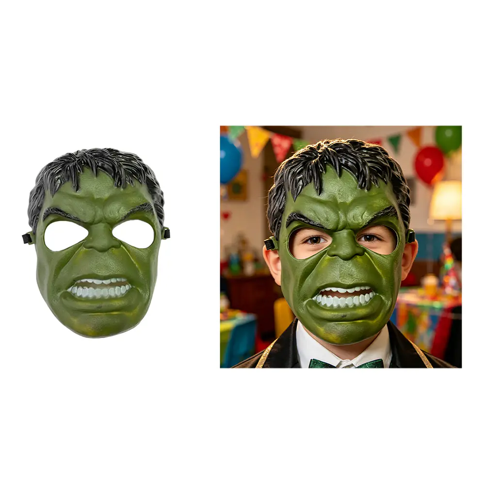 Máscara de Hulk para niño 16*20cm