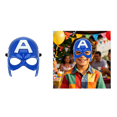 Máscara casco Capitán América para niño 17*19cm
