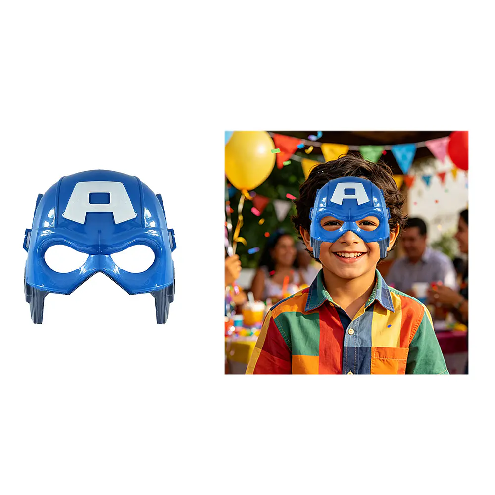 Máscara antifaz Capitán América para niño 17*18cm