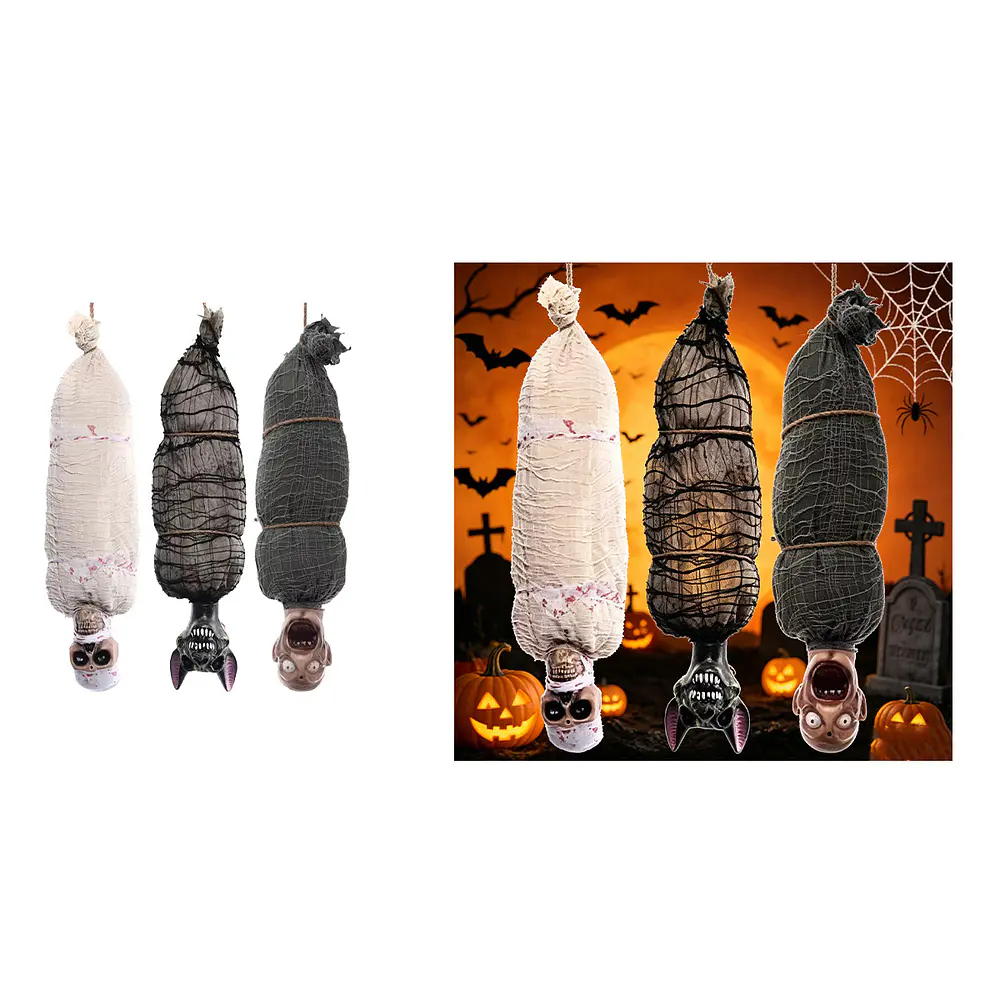 Adorno colgante Halloween momia colgante invertida 46*78cm Diseño Aleatorio 