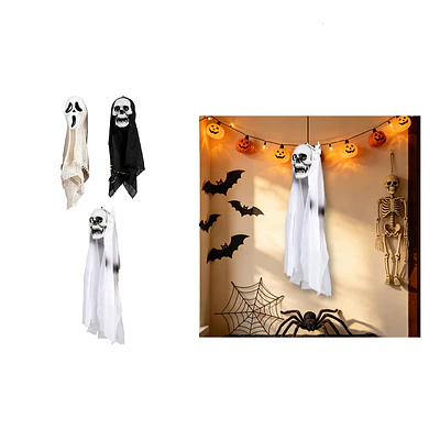Adorno colgante Halloween calavera con túnica flotante 7*44cm Diseño Aleatorio