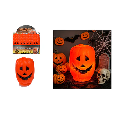 Lámpara LED decorativa Halloween calabaza 5*8cm