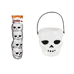 Cubo de calavera blanco Halloween 7*6cm 4pcs