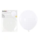 Globos de látex blanco mate 90cm - Miniatura 1