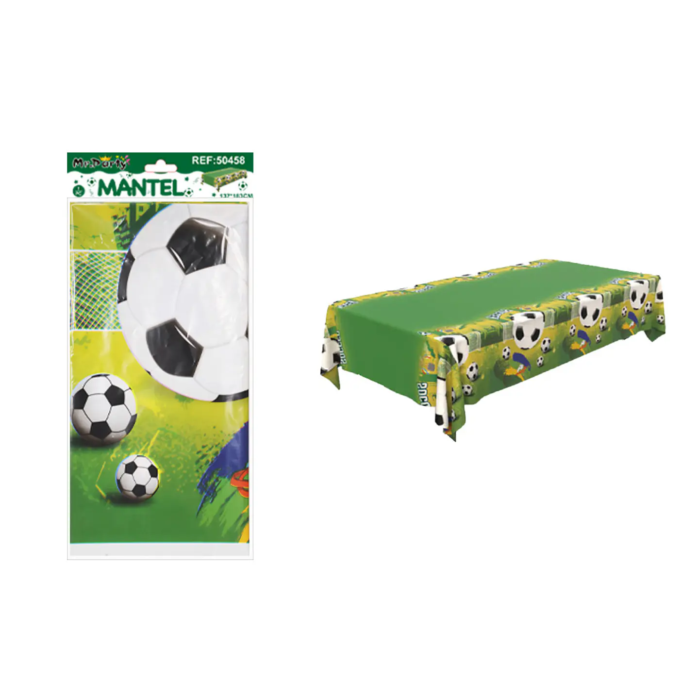 Mantel plástico fútbol 137*183cm 1