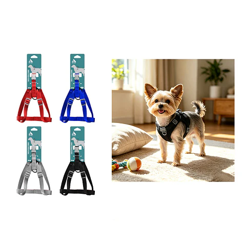 Arnés step in para mascotas 1.5cm*30/50cm Color Aleatorio