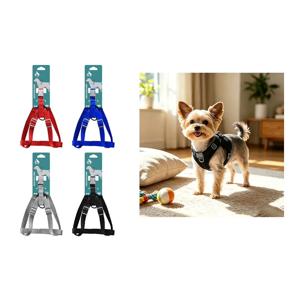 Arnés step in para mascotas 2.5cm*70/90cm Color Aleatorio 1